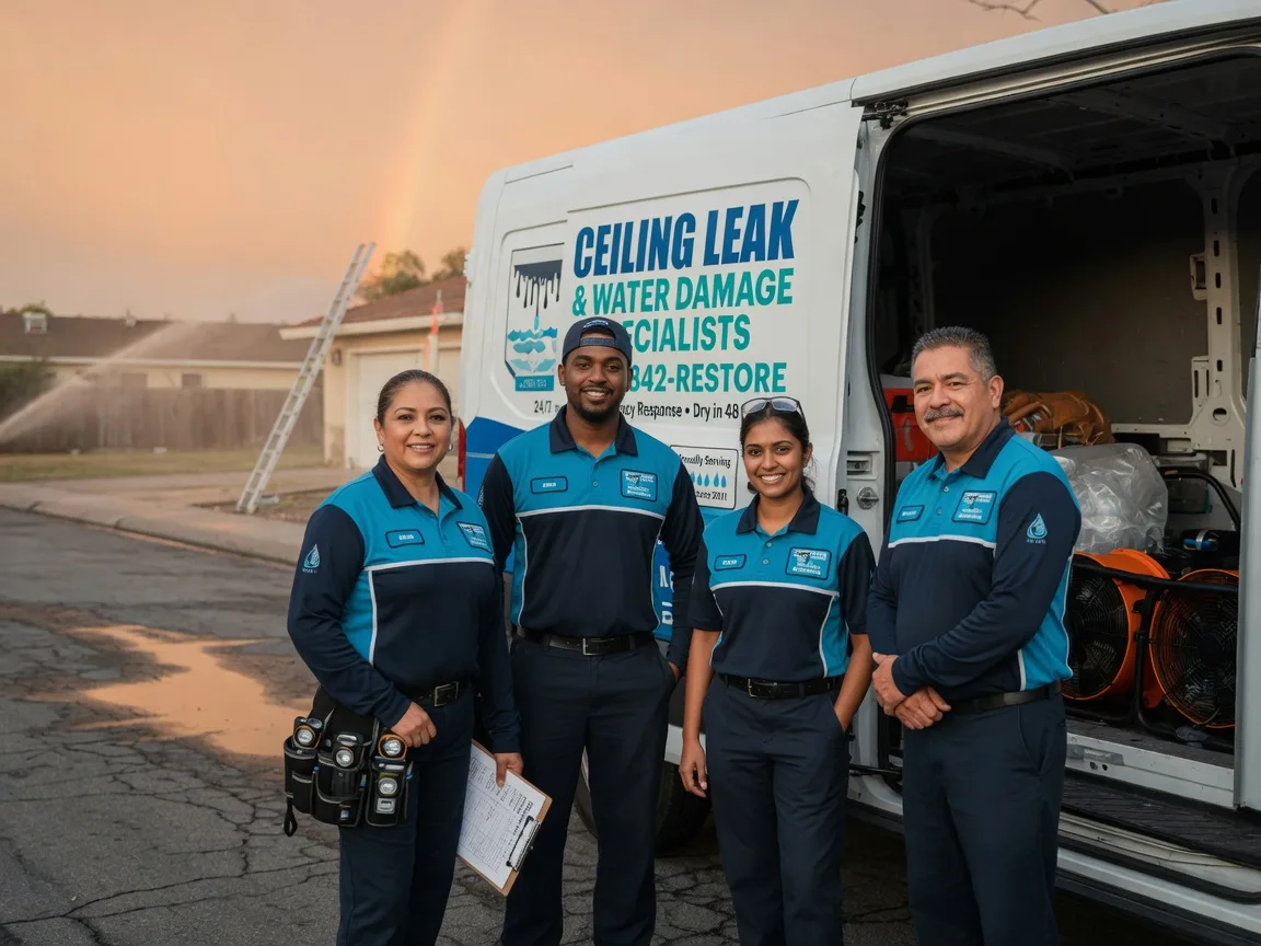 Ceiling Leak Cleanup company in Daggett, MI
